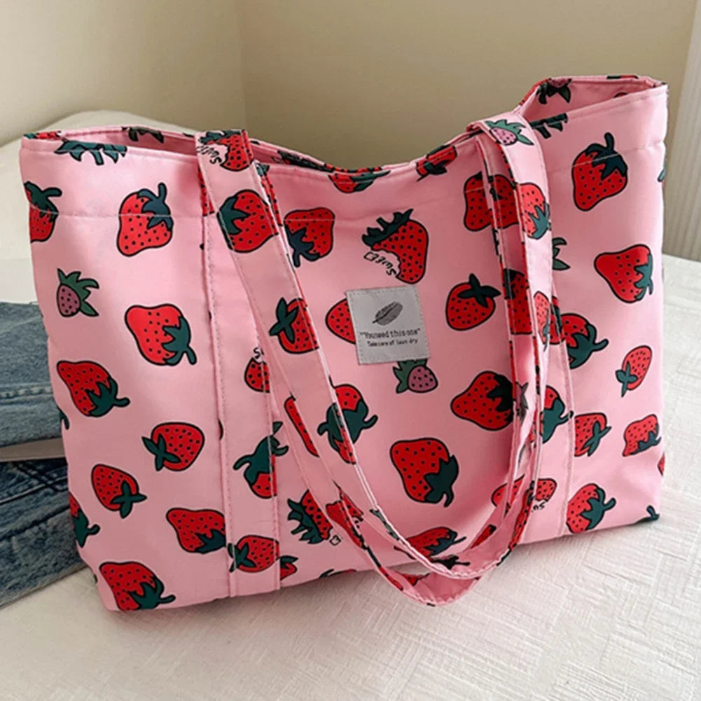 HandBags - Cherry Print Shoulder Bag