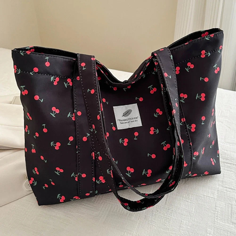 HandBags - Cherry Print Shoulder Bag