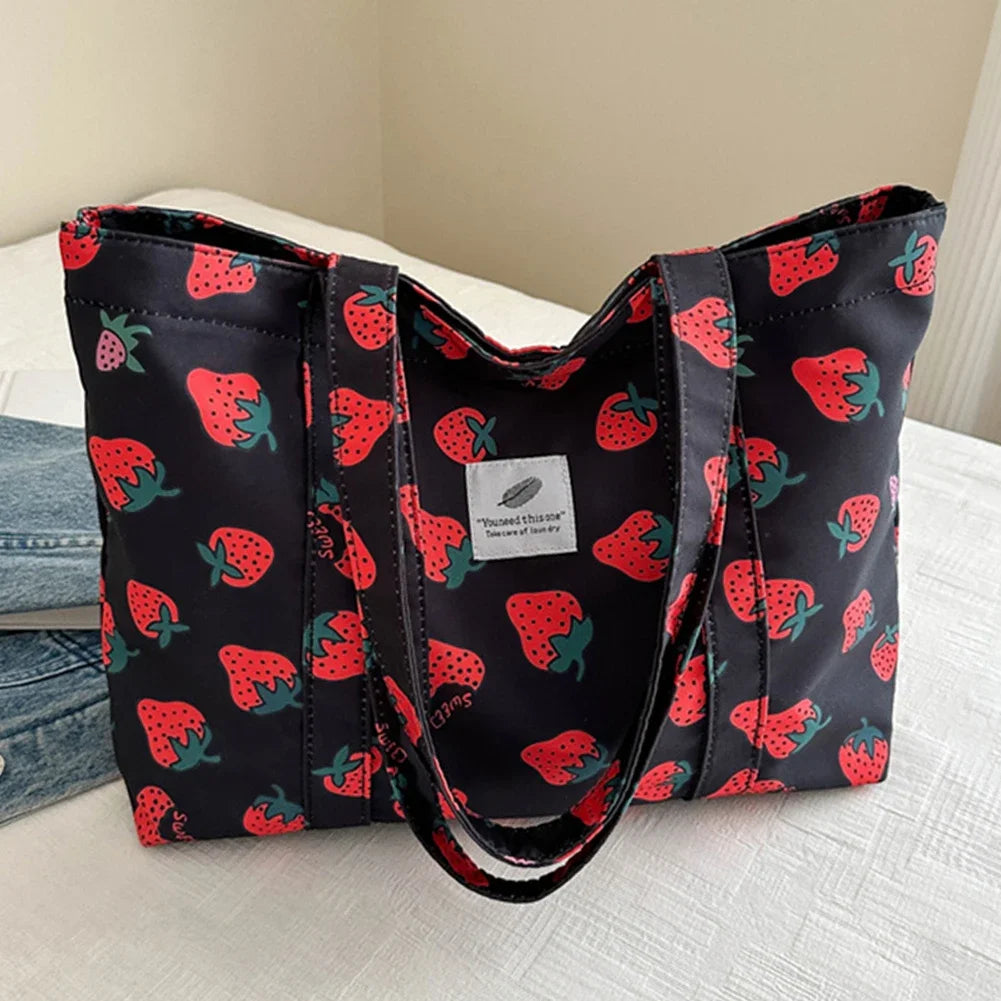 HandBags - Cherry Print Shoulder Bag