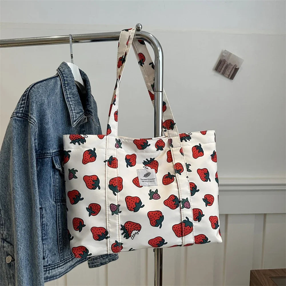 HandBags - Cherry Print Shoulder Bag