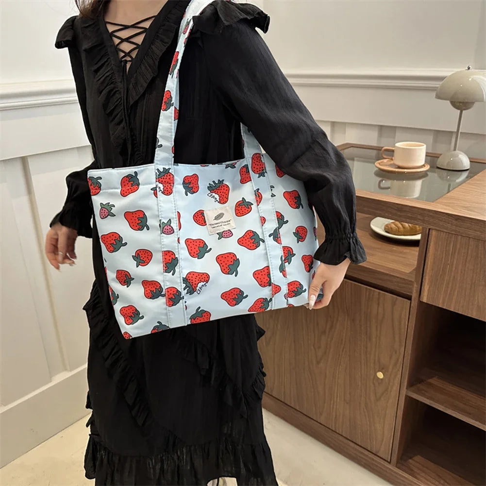 HandBags - Cherry Print Shoulder Bag