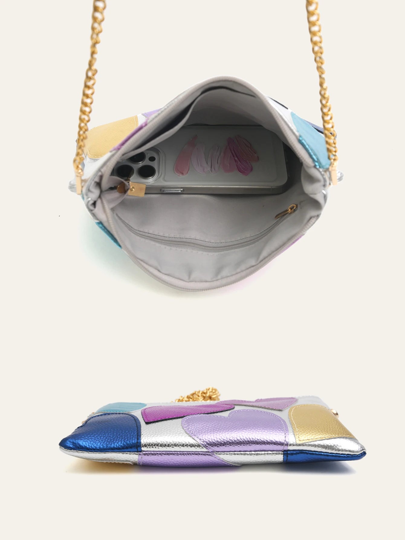 HandBags - Convertible Handbag From Shoulder Bag to Clutch for Parties