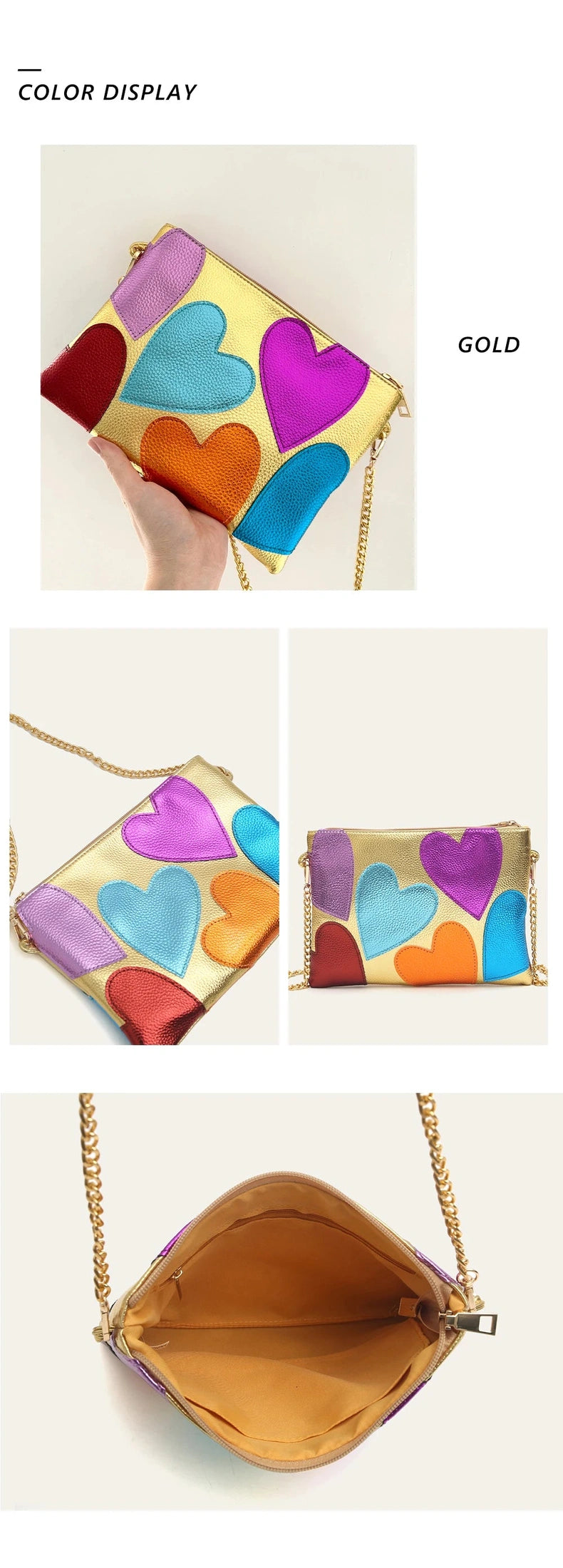 HandBags - Convertible Handbag From Shoulder Bag to Clutch for Parties