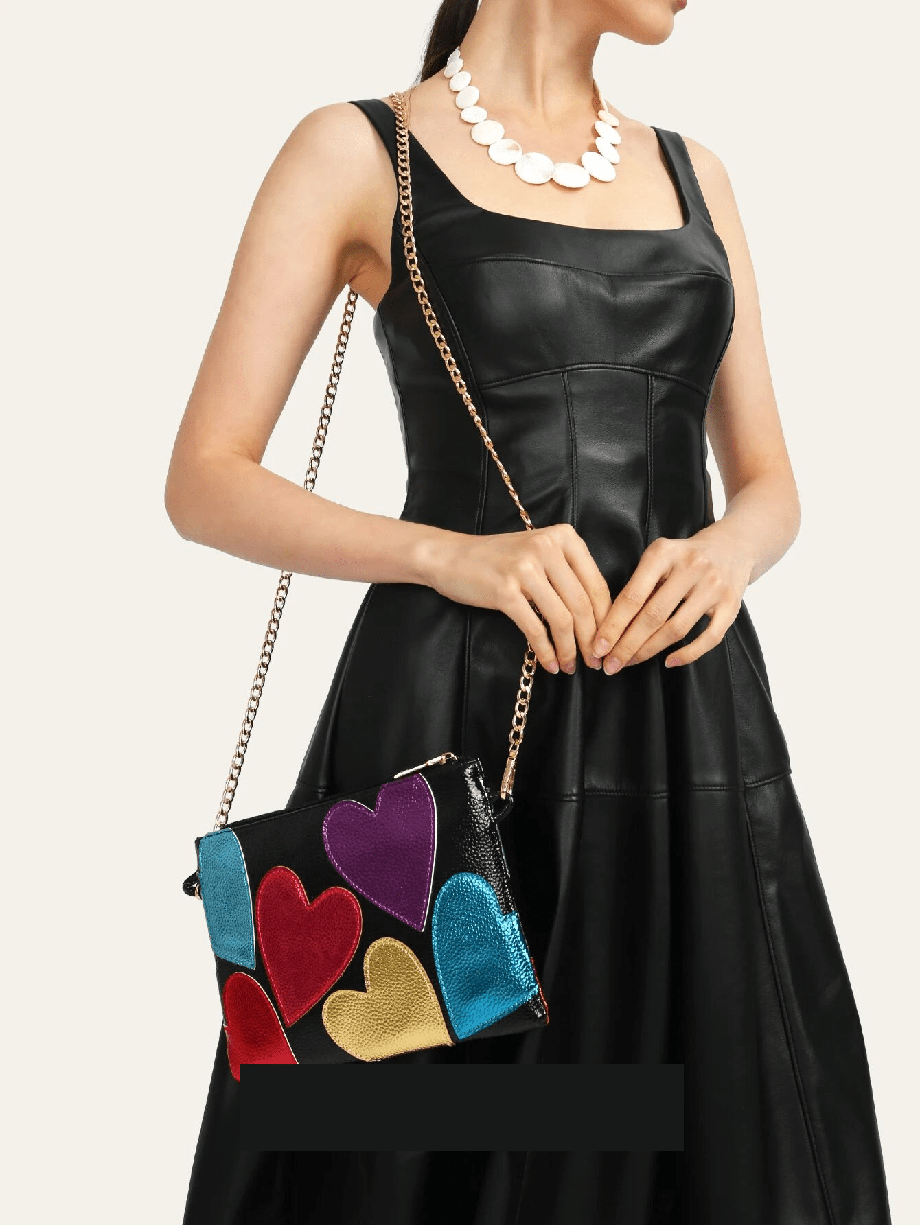 HandBags - Convertible Handbag From Shoulder Bag to Clutch for Parties
