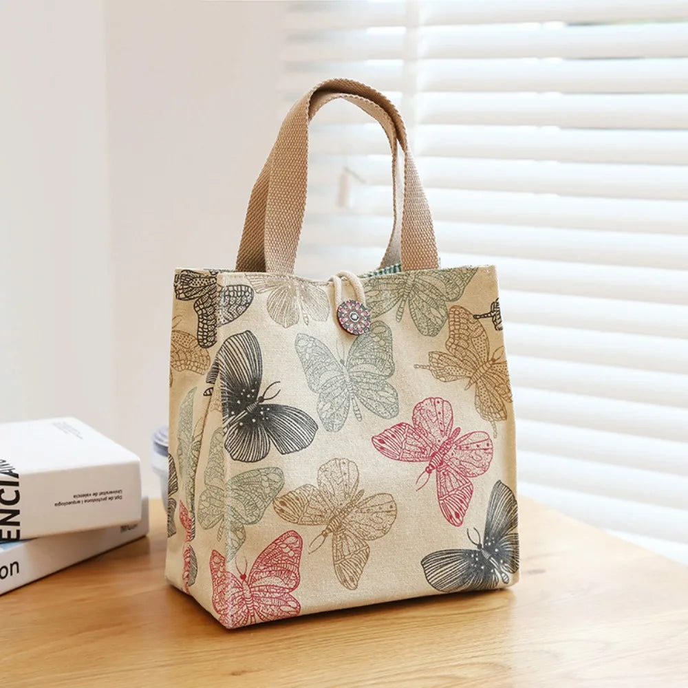 HandBags - Daily Butterfly Print Handbag | Versatile & Durable