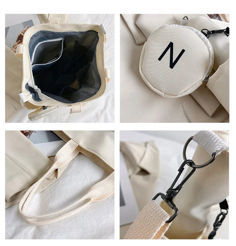 HandBags - Daily Shoulder Bag with Crossbody Function & Coin Purse