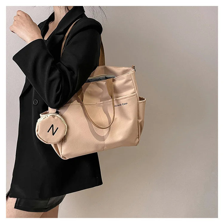 HandBags - Daily Shoulder Bag with Crossbody Function & Coin Purse