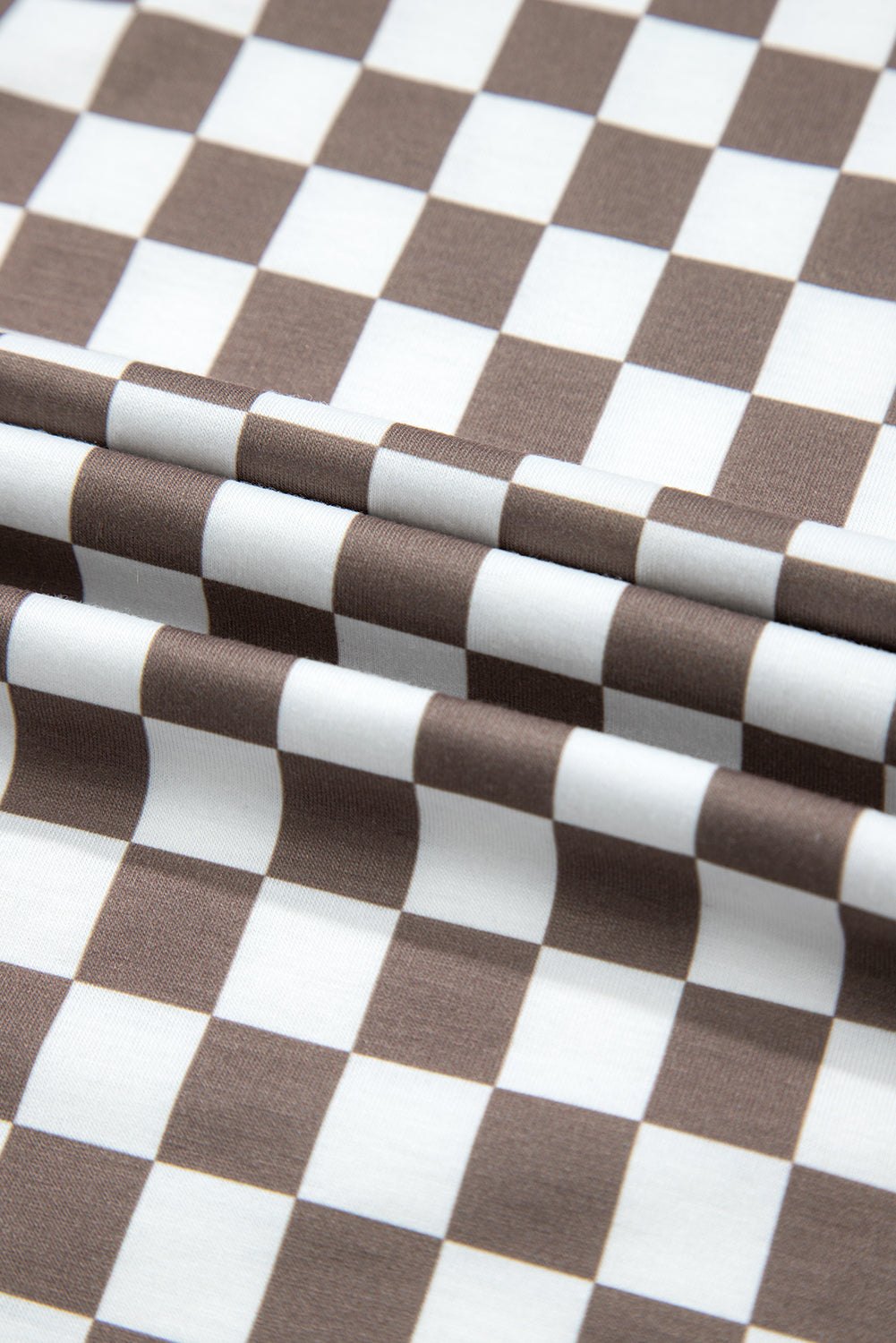 Jumpsuits & Rompers - Checkered Wide-Leg Jumpsuit