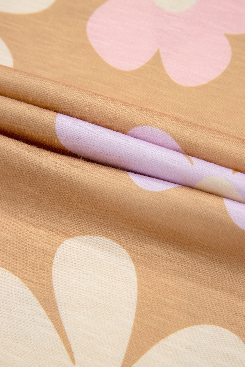 Jumpsuits & Rompers - Floral Buttoned Jumpsuit - Casual Wide-Leg Outfit for Women