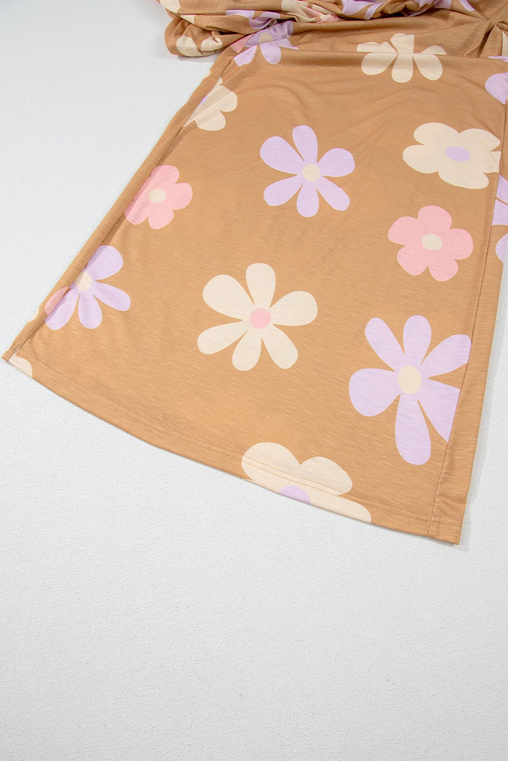 Jumpsuits & Rompers - Floral Buttoned Jumpsuit - Casual Wide-Leg Outfit for Women