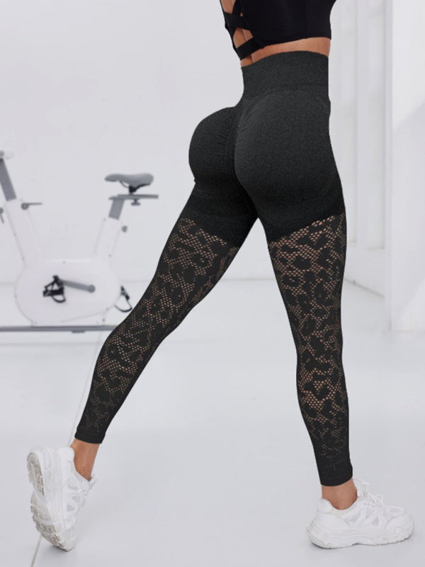 Leggings - Quick-Dry Mesh Patchwork Gym Leggings for Women