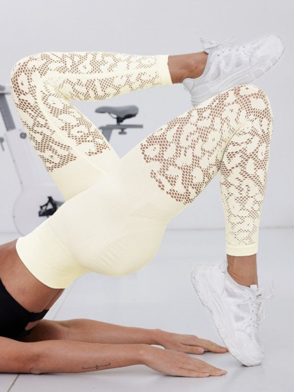 Leggings - Quick-Dry Mesh Patchwork Gym Leggings for Women