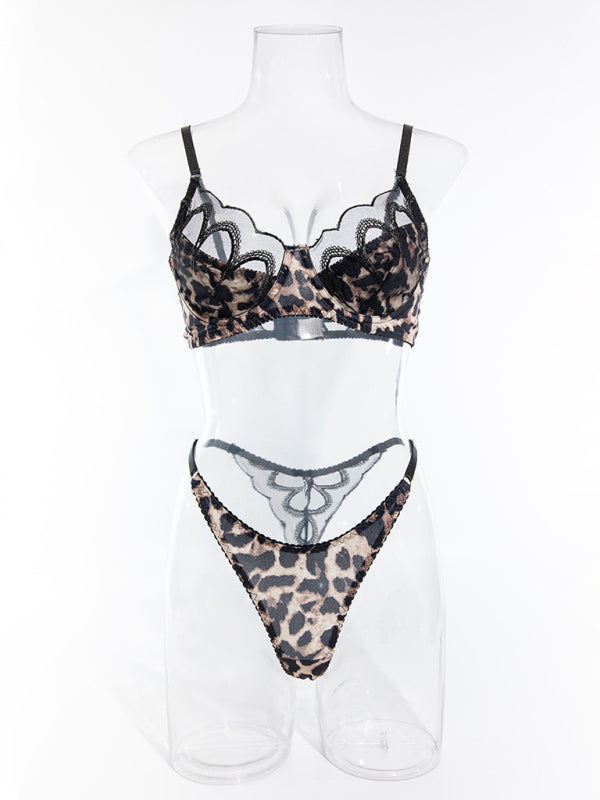 Lingerie - Celebrate Romance with Our Sexy Leopard Print Lingerie