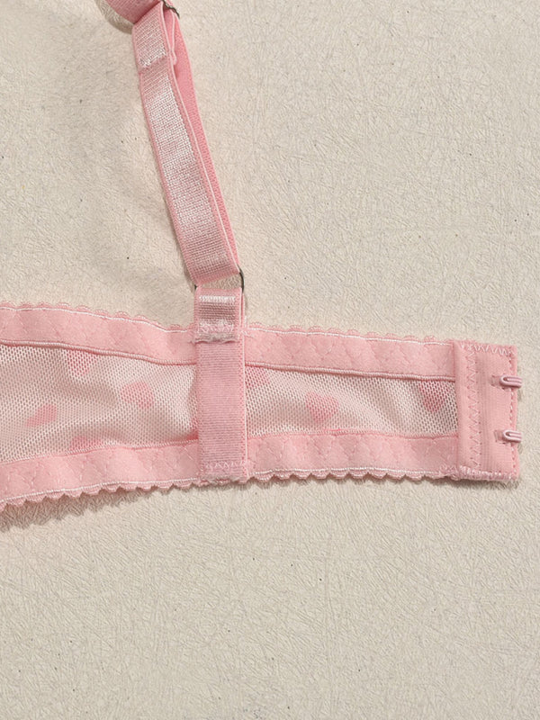 Lingerie - Elegant Mesh Lingerie Set for Romantic Celebrations