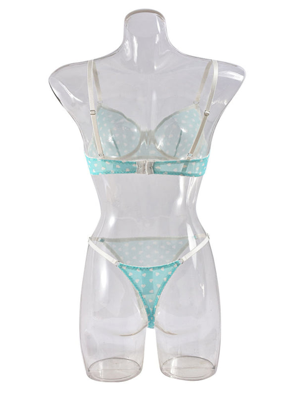 Lingerie - Elegant Mesh Lingerie Set for Romantic Celebrations