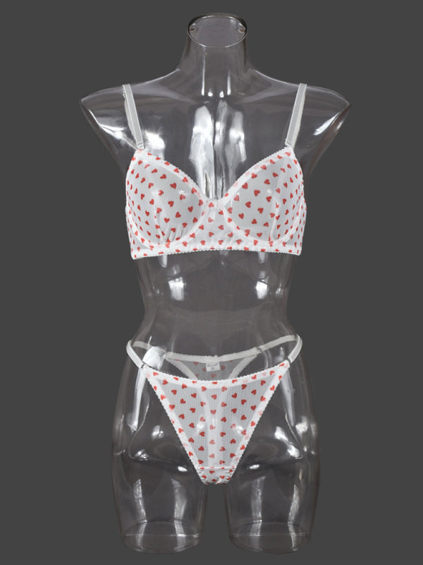 Lingerie - Elegant Mesh Lingerie Set for Romantic Celebrations
