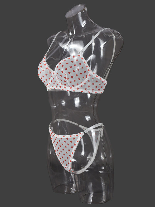 Lingerie - Elegant Mesh Lingerie Set for Romantic Celebrations