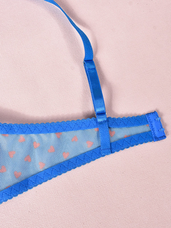 Lingerie - Elegant Mesh Lingerie Set for Romantic Celebrations