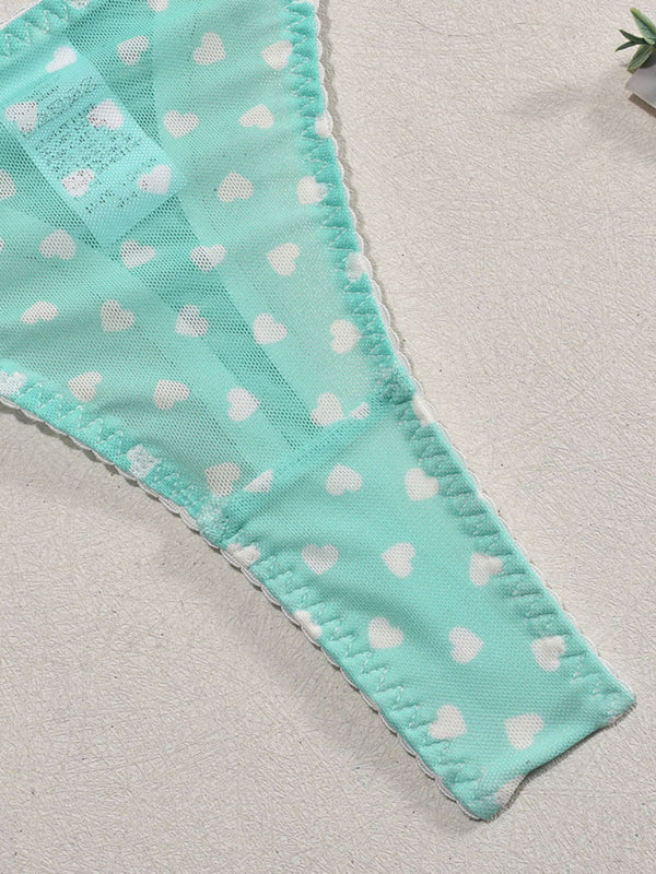 Lingerie - Elegant Mesh Lingerie Set for Romantic Celebrations