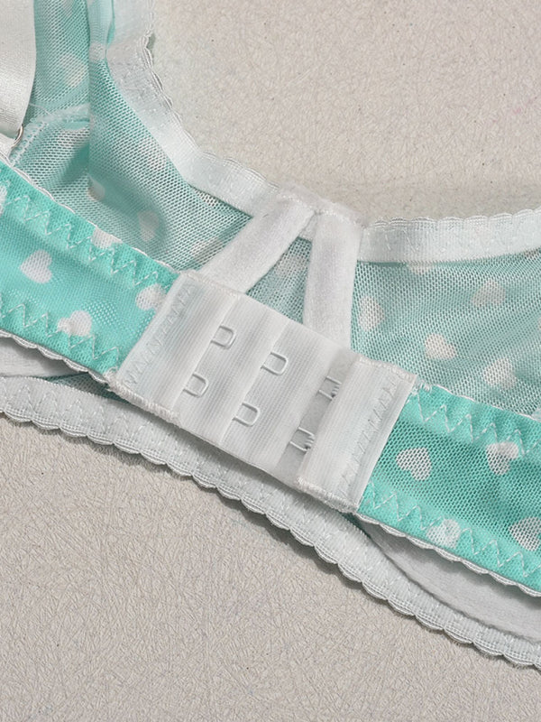 Lingerie - Elegant Mesh Lingerie Set for Romantic Celebrations