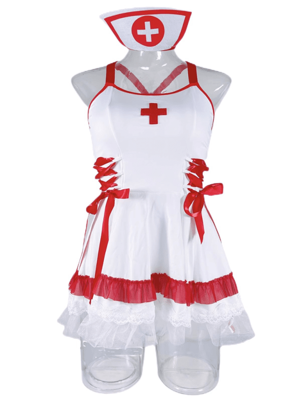 Lingerie - Erotic Nurse Costume Lingerie for Passionate Evenings