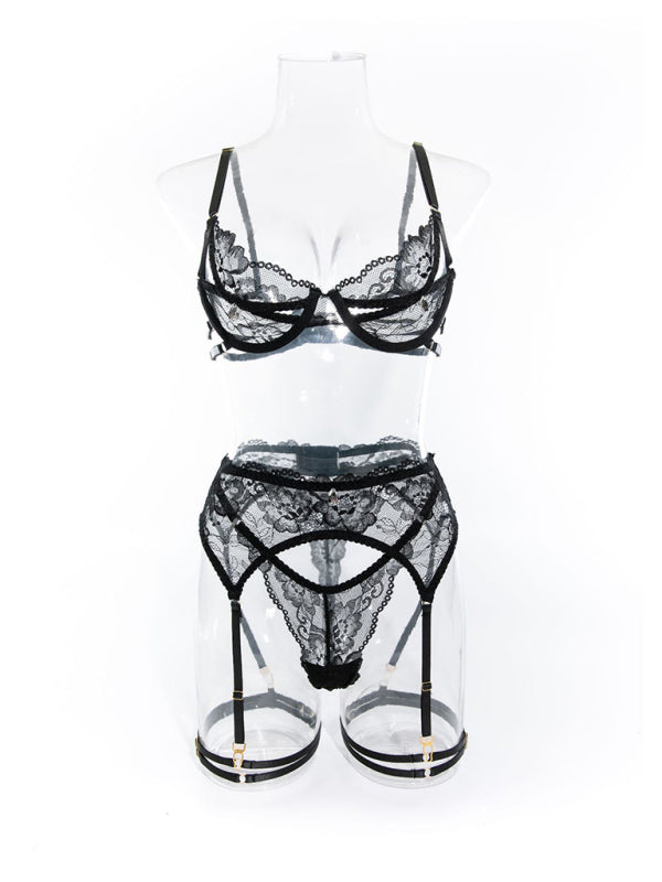 Lingerie - Romantic Lace Lingerie with Garter Belt for Every Woman
