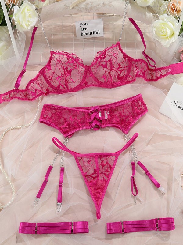Lingerie - Elegant Lace Lingerie Set for Romantic Evenings and Special Occasions