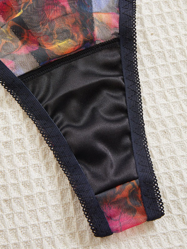 Lingeries - Sexy 2-Piece Bra and G-String Set for Romantic Nights