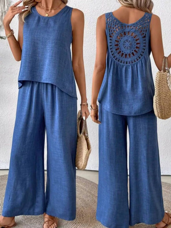Matching Sets - Boho Embroidered Summer Set for Women