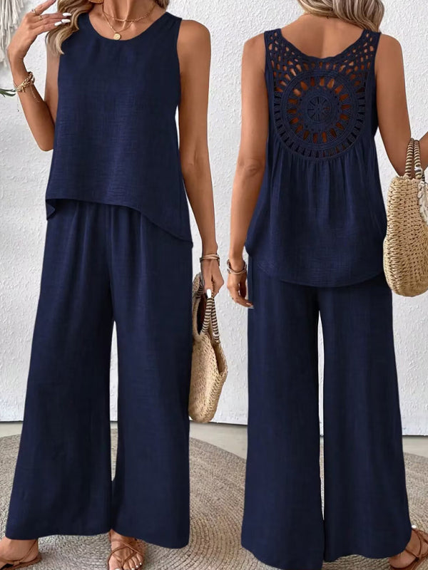 Matching Sets - Boho Embroidered Summer Set for Women