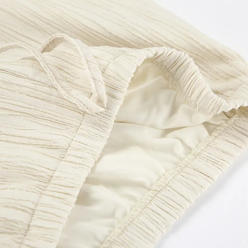 Matching Sets - Textured Matching Set for Women