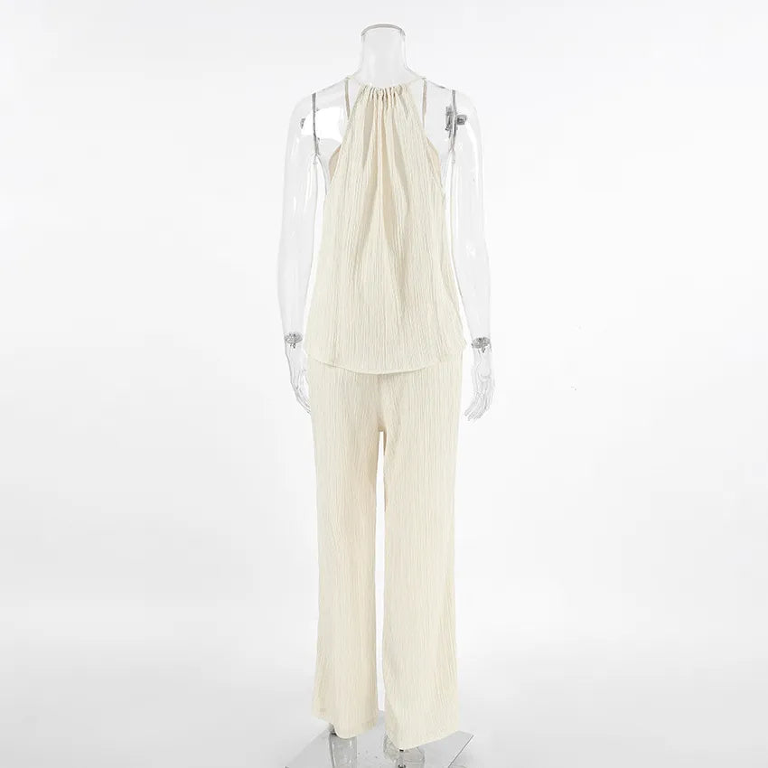 Matching Sets - Textured Matching Set for Women