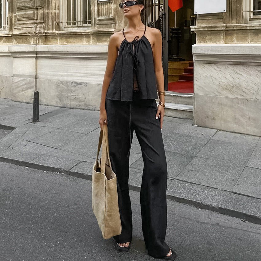 Matching Sets - Textured Matching Set for Women