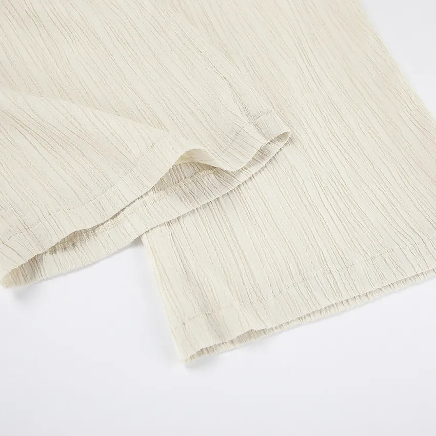 Matching Sets - Textured Matching Set for Women