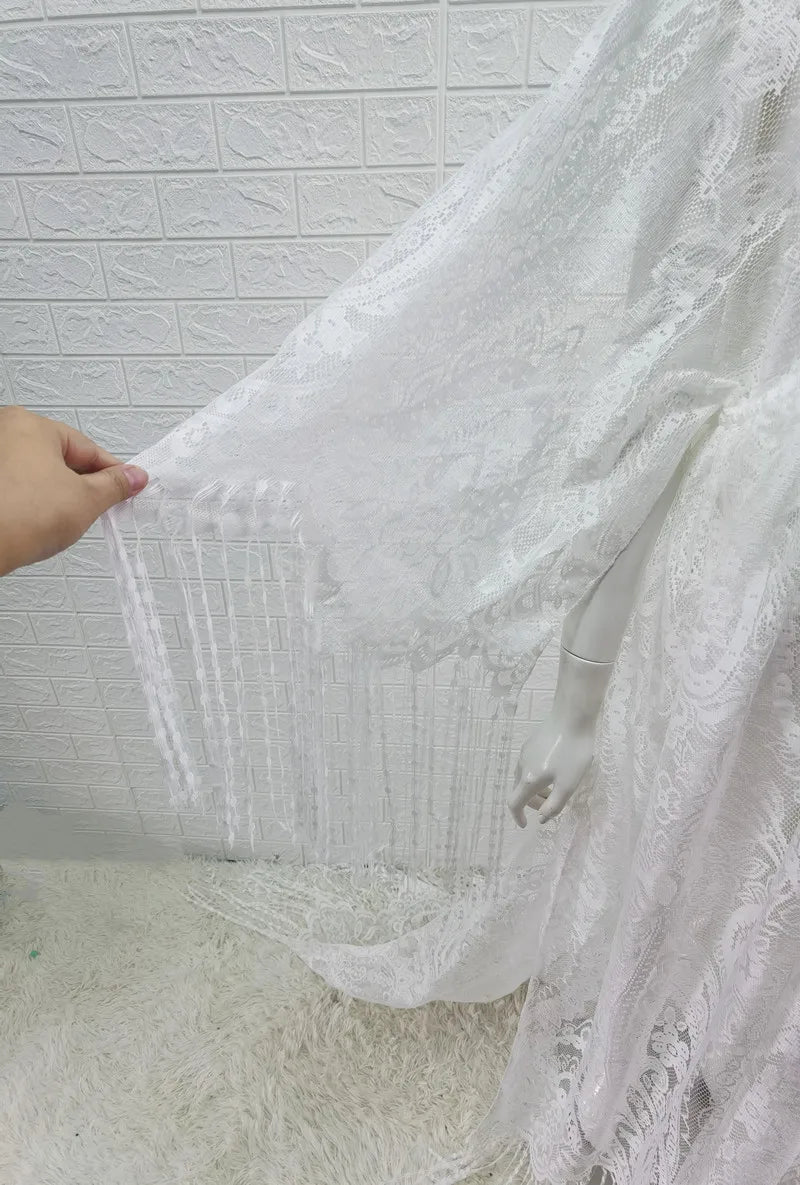 Maternity Dresses- Maternity Sweep Train Lace Dress for Unforgettable Moments- - Chuzko Women Clothing