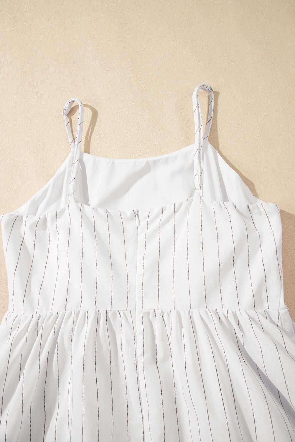 Maxi Dresses - Casual Summer Striped Midi Dress with Pockets