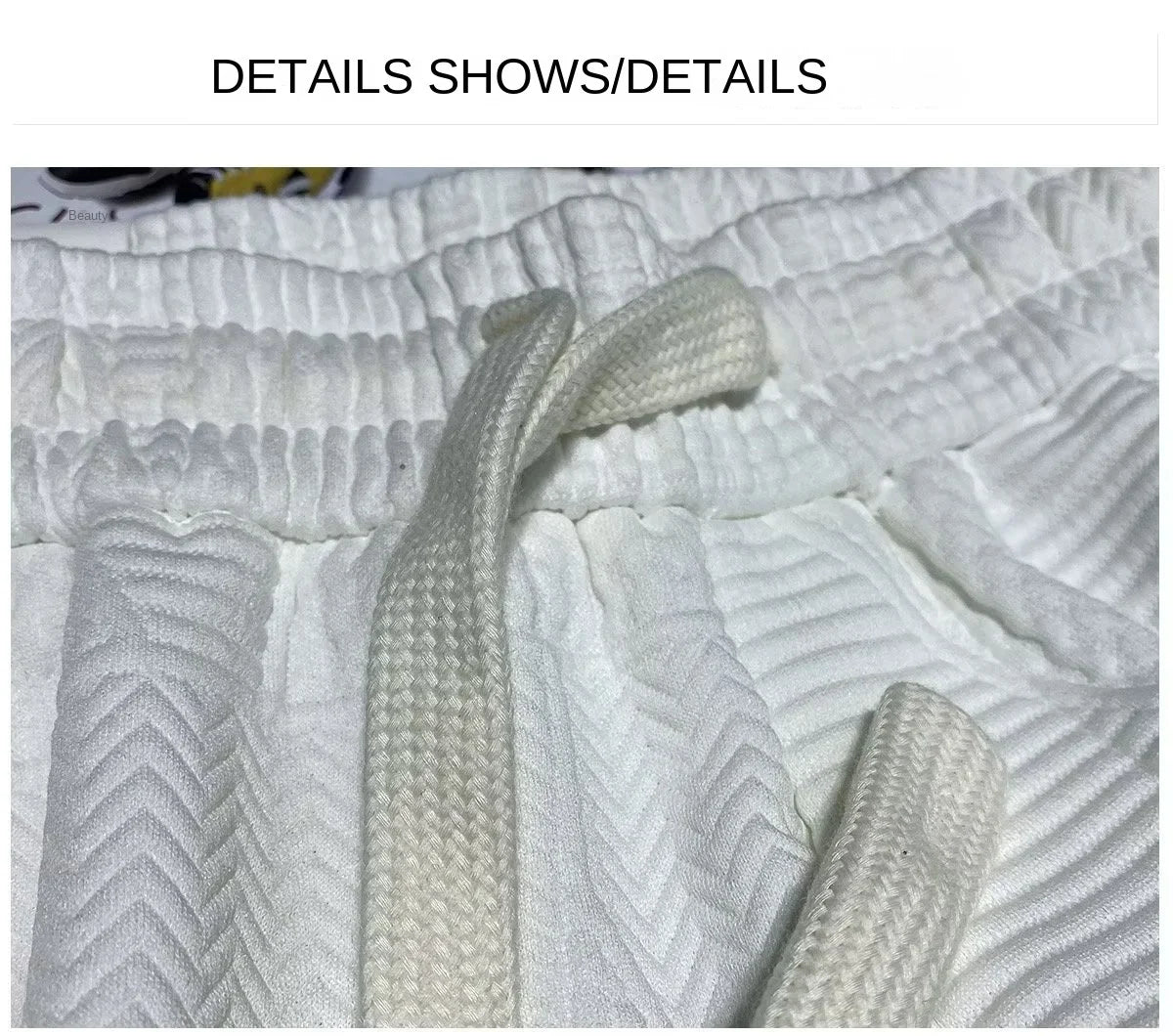 Men Shorts- Textured Men's Summer Shorts for Sporty Looks- - Pekosa Women Fashion