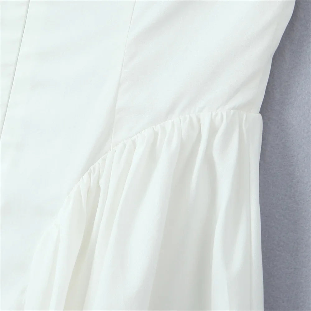 Midi Dresses- Halter Dress Perfect for Garden Weddings- - Pekosa Women Fashion