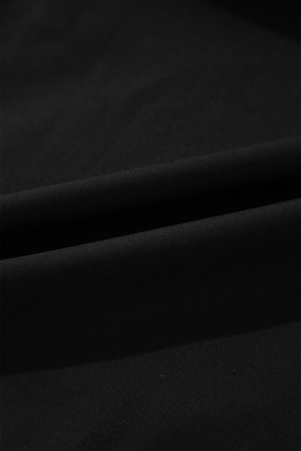 Mini Dresses - Black Summer Dress with Ricrac Trim