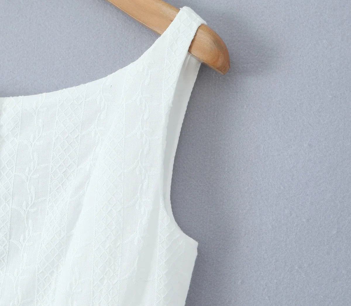 Mini Dresses- Cocktail Hour Embroidered Women's Textured Drop-Waist Dress for Summer- - Pekosa Women Fashion