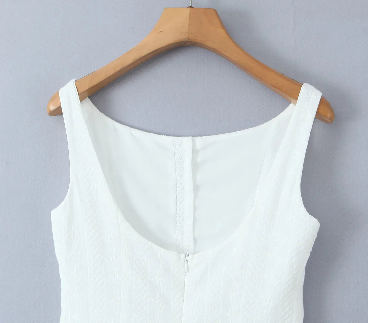 Mini Dresses- Cocktail Hour Embroidered Women's Textured Drop-Waist Dress for Summer- - Pekosa Women Fashion