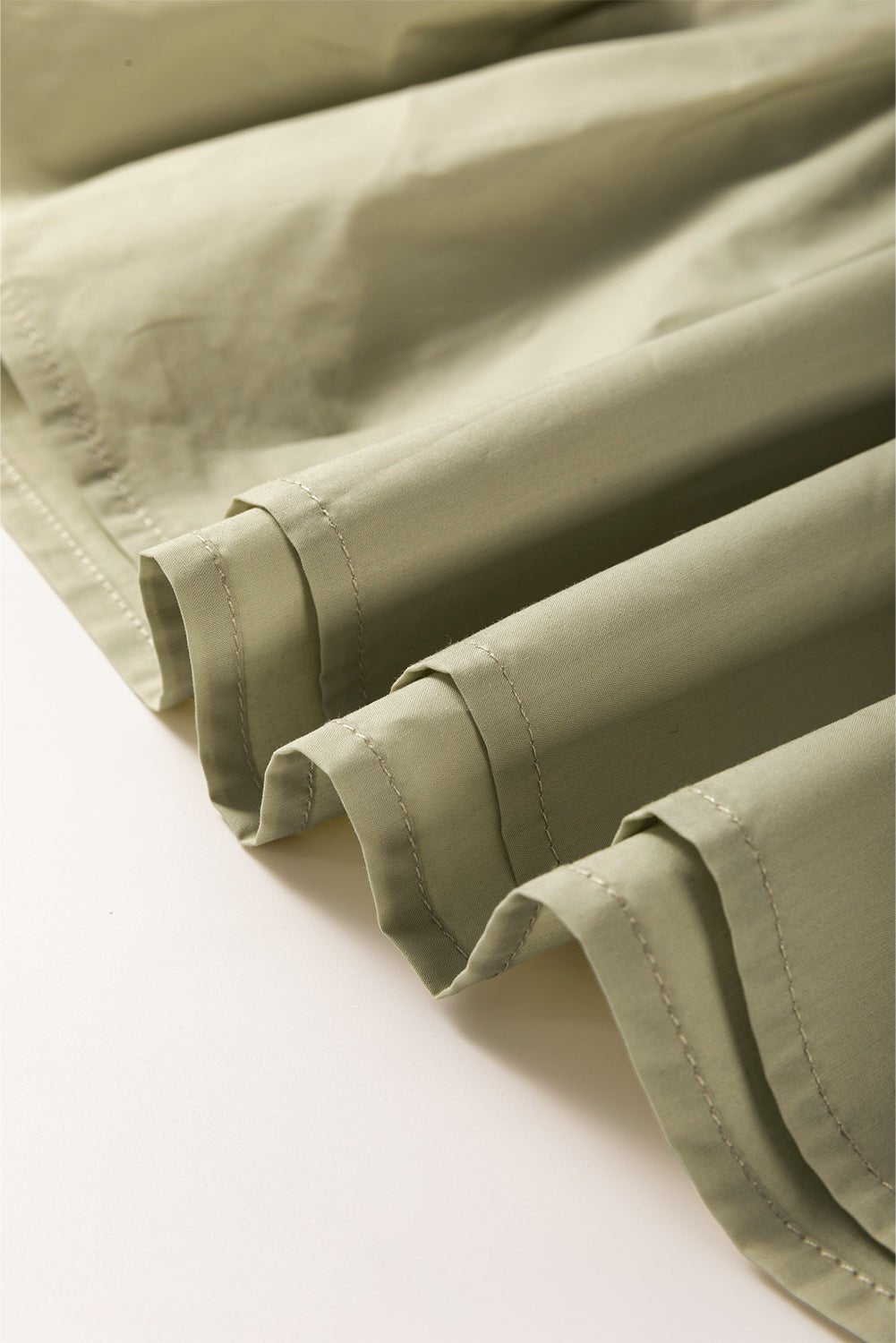 Mini Dresses - Casual Smocked Summer Dress with Ruffle Accents