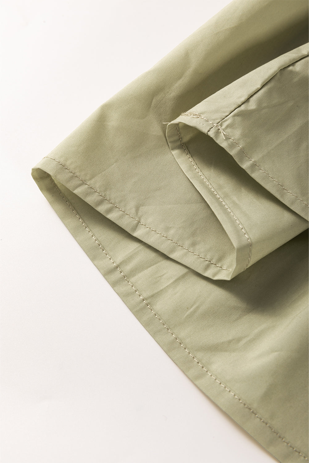 Mini Dresses - Casual Smocked Summer Dress with Ruffle Accents