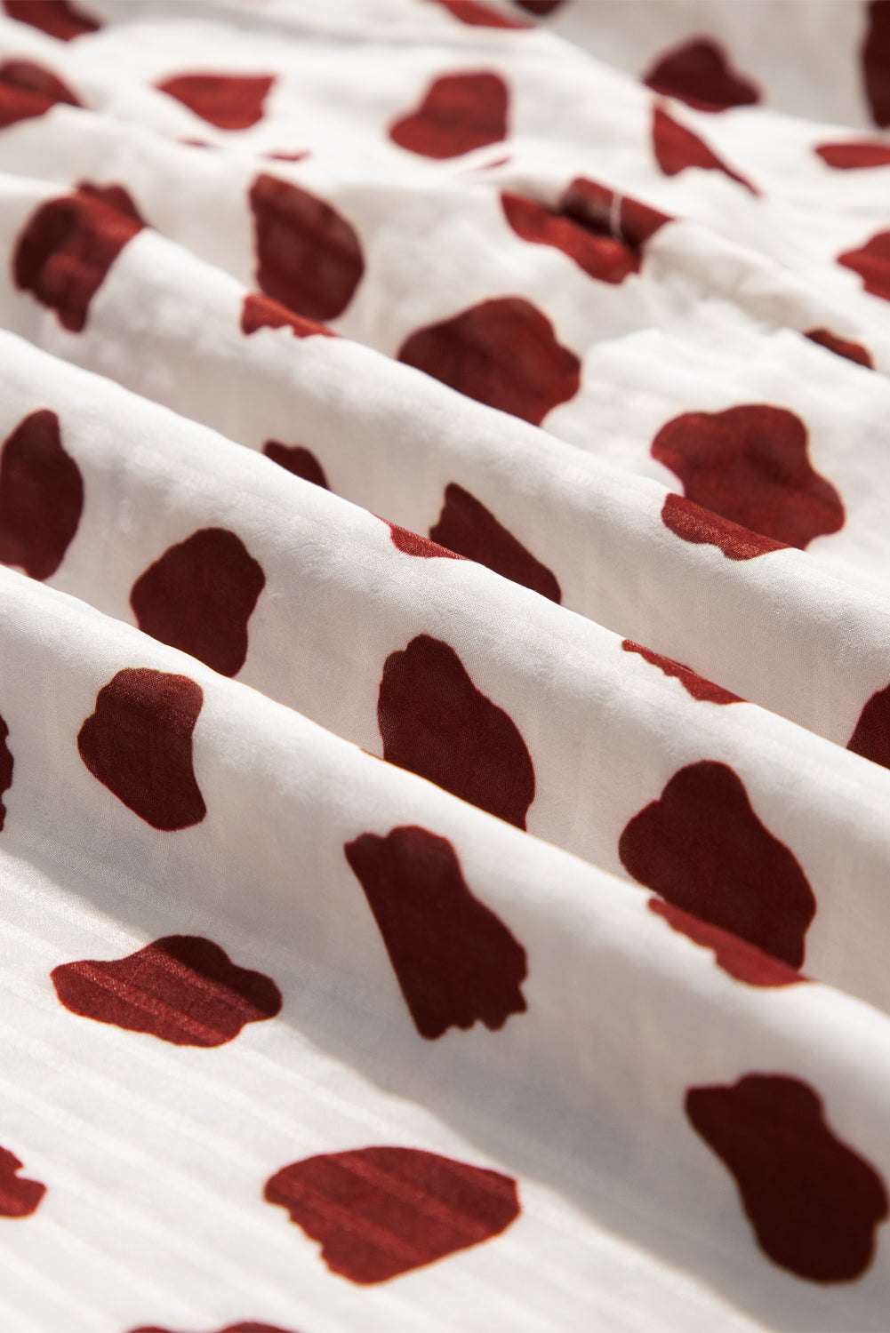 Mini Dresses - Abstract Heart Flutter Sleeve Dress - Perfect for Summer