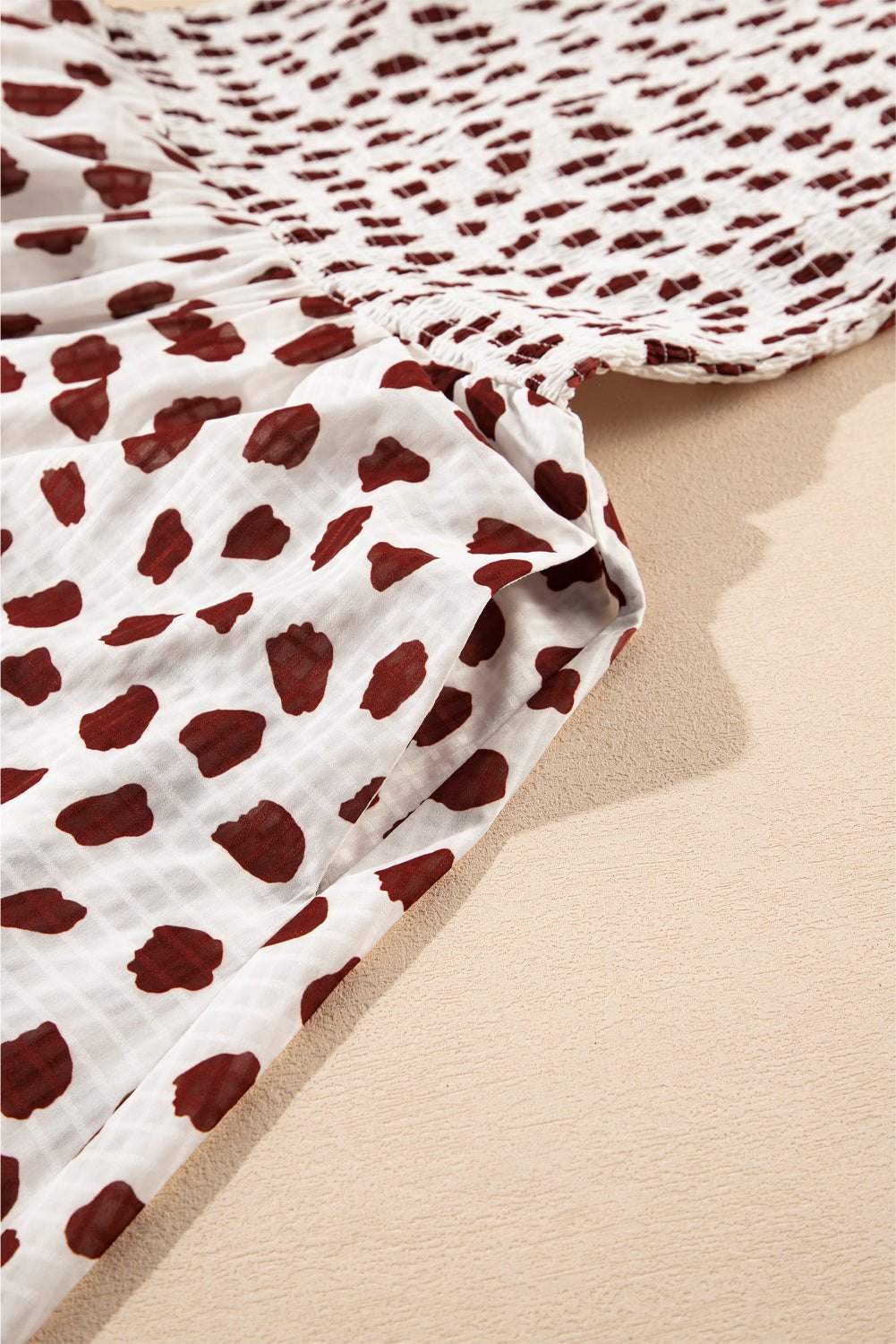 Mini Dresses - Abstract Heart Flutter Sleeve Dress - Perfect for Summer