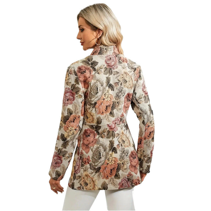 Blazers - Fashionable Suit Women's Casual Printed Jacket