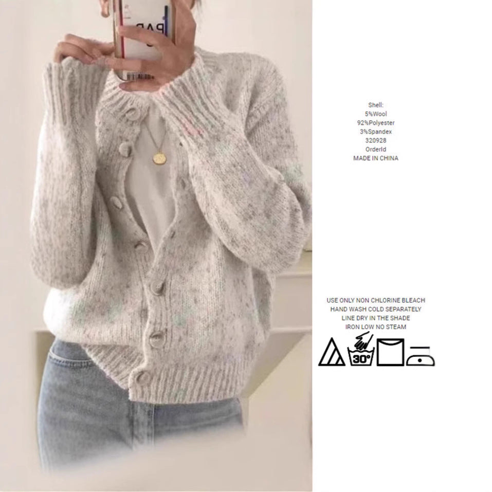Cardigans - Autumn And Winter Heavy Industry Knitwear Thick Sweater