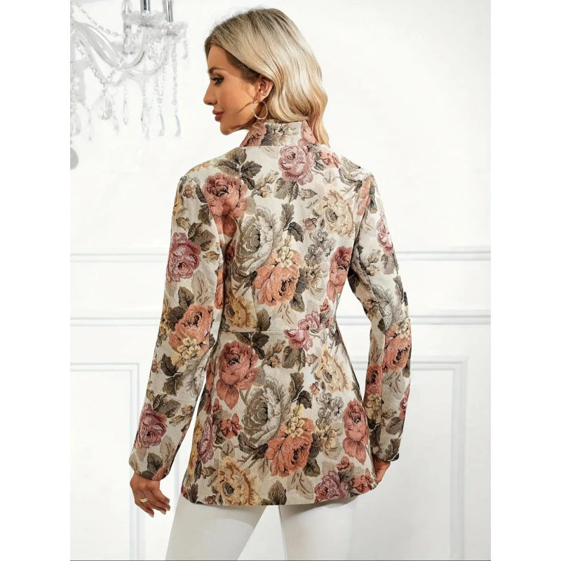 Blazers - Fashionable Suit Women's Casual Printed Jacket
