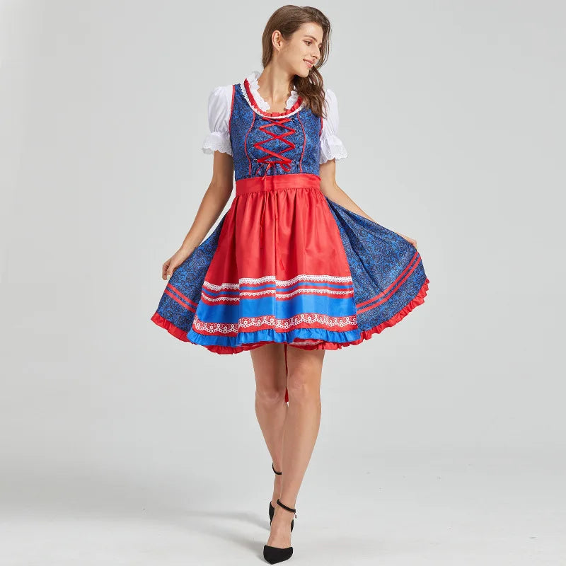 Oktoberfest-Bayern-Dienstmädchen-Outfit – deutsche Cosplay-Perfektion!