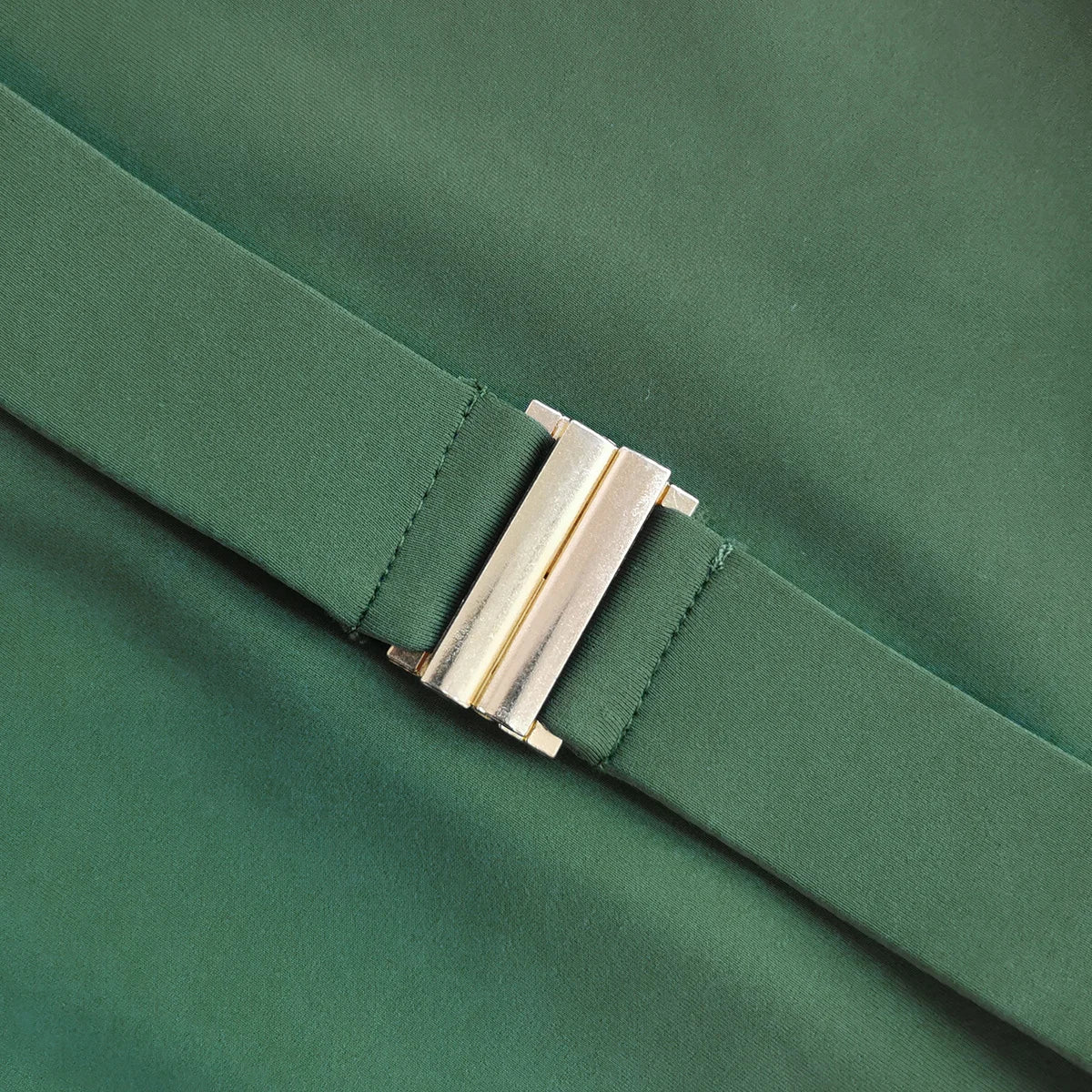 One Piece Swimsuit - Elegant One-Piece Swimsuit with Belt Detail for Chic Beachwear